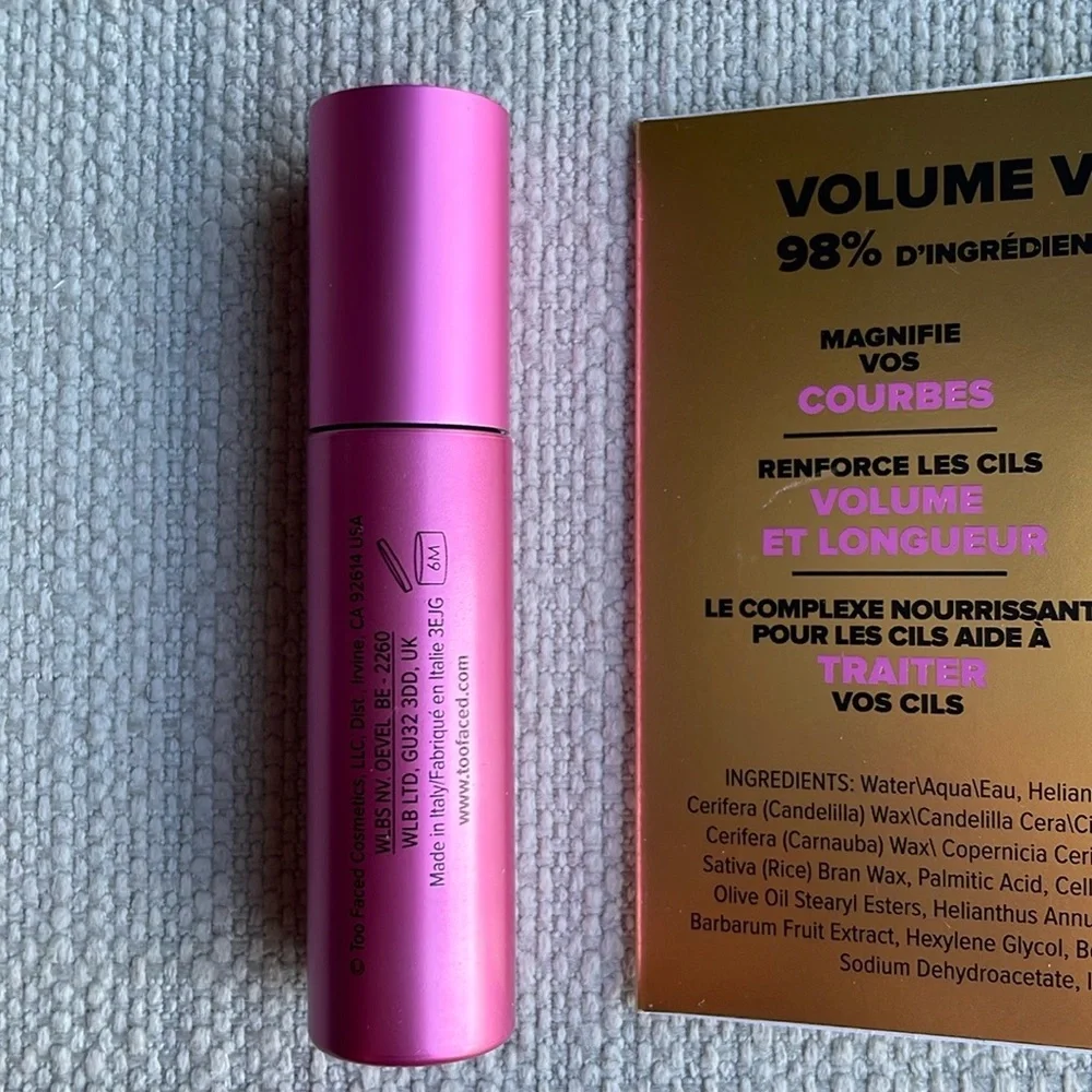 Too faced NATURALLY better than sex mascara travel sized